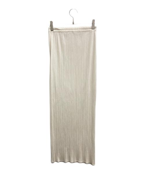 PLEATS PLEASE（プリーツプリーズ）PLEATS PLEASE (プリーツプリーズ) プリーツスカート ホワイト サイズ:2の古着・服飾アイテム