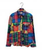 POLO RALPH LAURENポロ・ラルフローレン）の古着「チェックシャツ」｜レッド