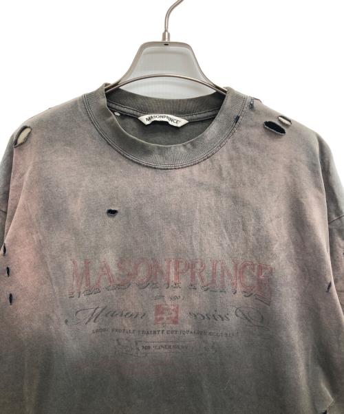 masonprince（メゾンプリンス）masonprince (メゾンプリンス) ダメージ加工Tシャツ グレー サイズ:1の古着・服飾アイテム