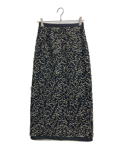 SLOBE IENA（スローブ イエナ）SLOBE IENA (スローブ イエナ) Fancy Iラインスカート ブラック サイズ:記載無しの古着・服飾アイテム