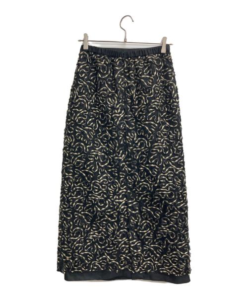 SLOBE IENA（スローブ イエナ）SLOBE IENA (スローブ イエナ) Fancy Iラインスカート ブラック サイズ:記載無しの古着・服飾アイテム