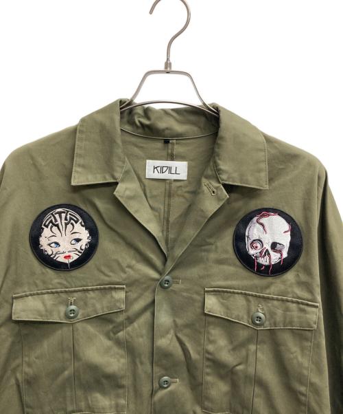KIDILL（キディル）KIDILL (キディル) MILITARY JACKET カーキ サイズ:Freeの古着・服飾アイテム