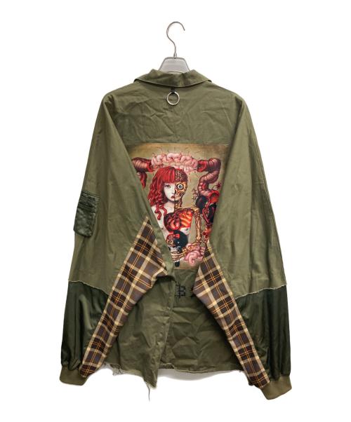 KIDILL（キディル）KIDILL (キディル) MILITARY JACKET カーキ サイズ:Freeの古着・服飾アイテム