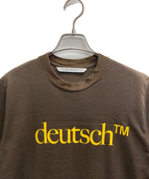 JOHN LAWRENCE SULLIVAN（ジョン ローレンス サリバン）JOHN LAWRENCE SULLIVAN (ジョン ローレンス サリバン) プリントTシャツ ブラウン サイズ:Mの古着・服飾アイテム