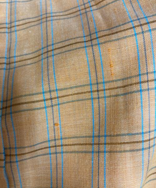 ARROW（アロー）ARROW (アロー) チェックS/Sシャツ ブラウン サイズ:Sの古着・服飾アイテム