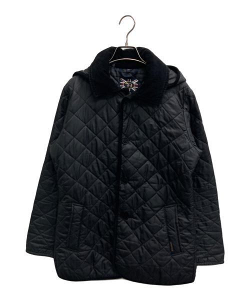 LAVENHAM（ラベンハム）LAVENHAM (ラベンハム) キルティングジャケット ブラック サイズ:34の古着・服飾アイテム