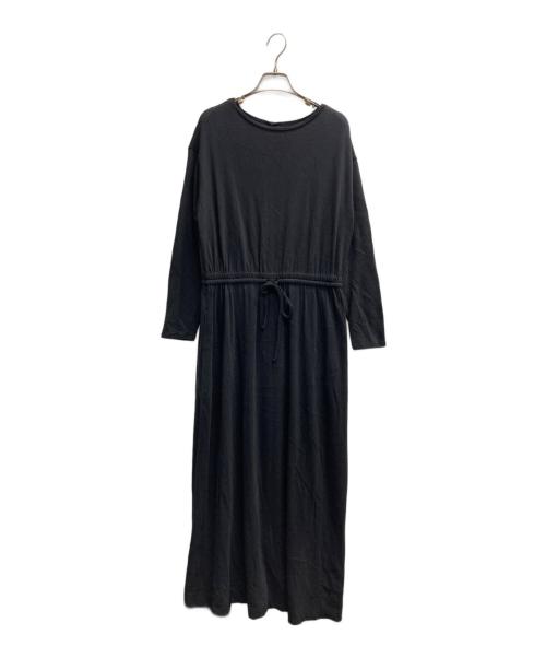 23区（ニジュウサンク）23区 (ニジュウサンク) カシミヤブレンドジャージーニットワンピース ブラック サイズ:38の古着・服飾アイテム