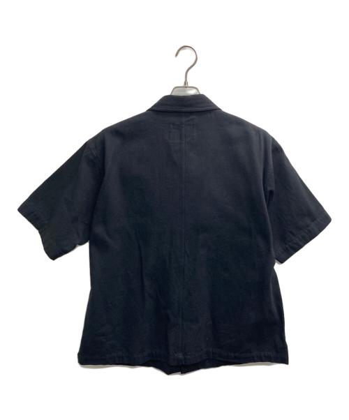 MHL（エムエイチエル）MHL (エムエイチエル) FADED COTTON ROUGH TWILLシャツ ブラック サイズ:Mの古着・服飾アイテム