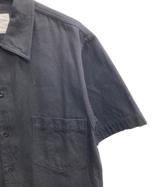 MHL（エムエイチエル）MHL (エムエイチエル) FADED COTTON ROUGH TWILLシャツ ブラック サイズ:Mの古着・服飾アイテム