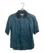 MARGARET HOWELLマーガレットハウエル）の古着「SHIRTING LINEN SHIRTS」｜ネイビー