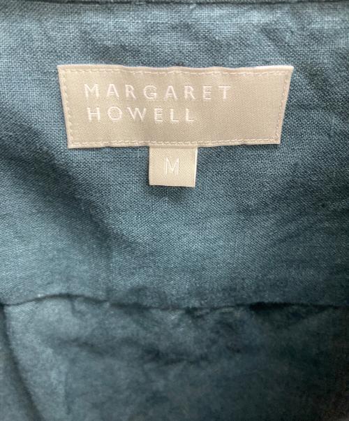 MARGARET HOWELL（マーガレットハウエル）MARGARET HOWELL (マーガレットハウエル) SHIRTING LINEN SHIRTS ネイビー サイズ:Mの古着・服飾アイテム