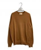 UNITED ARROWSユナイテッドアローズ）の古着「クルーネックニット」｜ブラウン