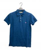 maison kitsuneメゾンキツネ）の古着「ポロシャツ」｜ブルー