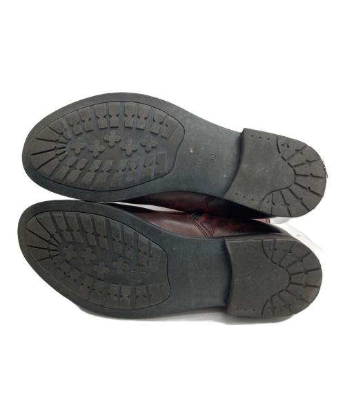 DIESEL（ディーゼル）DIESEL (ディーゼル) サイドジップブーツ レッド サイズ:40の古着・服飾アイテム