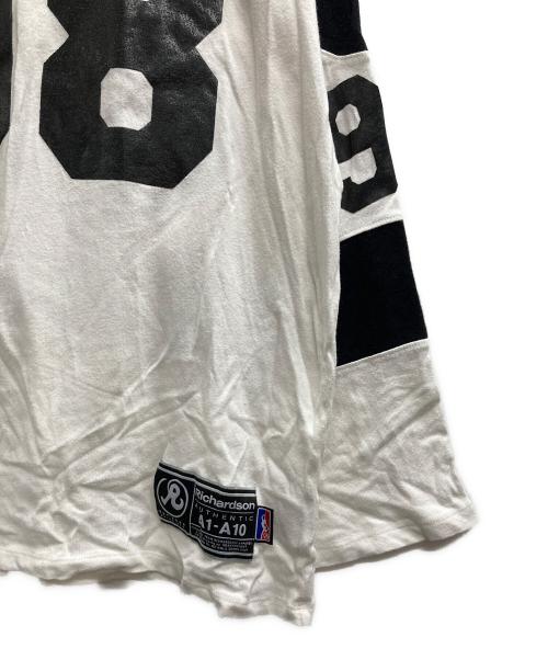 Richardson（リチャードソン）Richardson (リチャードソン) フットボールTシャツ ホワイト サイズ:XLの古着・服飾アイテム