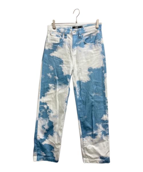 Jaded London（ジェイデッドロンドン）jaded london (ジェイデッドロンドン) 総柄デニムパンツ ブルー サイズ:28の古着・服飾アイテム