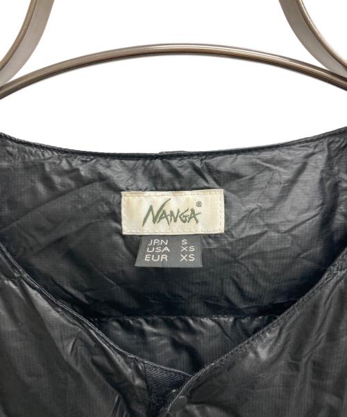 NANGA（ナンガ）NANGA (ナンガ) デタッチャブルスリーブ ダウンジャケット ブラック サイズ:Sの古着・服飾アイテム