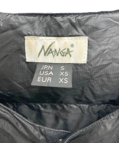 NANGA（ナンガ）NANGA (ナンガ) デタッチャブルスリーブ ダウンジャケット ブラック サイズ:Sの古着・服飾アイテム
