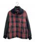 INDIAN MOTORCYCLE（インディアンモーターサイクル）の古着「ウールチェックアワードジャケット」｜レッド