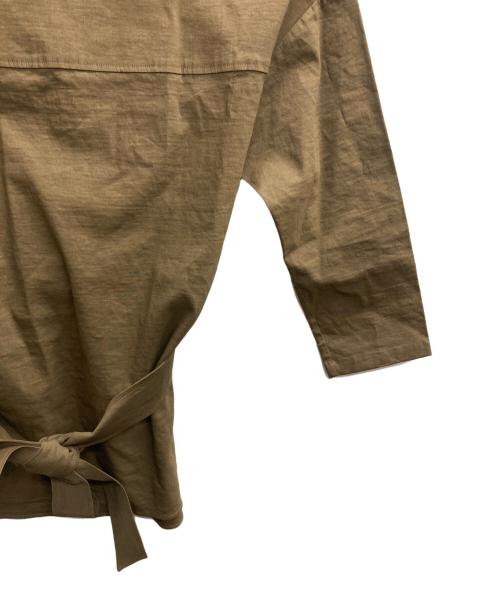 theory luxe（セオリーリュクス）theory luxe (セオリーリュクス) リネン混ブラウス カーキ サイズ:表記無しの古着・服飾アイテム