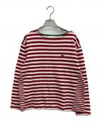 LACOSTEラコステ）の古着「バスクシャツ」｜レッド