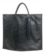 ear PAPILLONNERイアパピヨネ）の古着「タッセルトートバッグ」｜ブラック