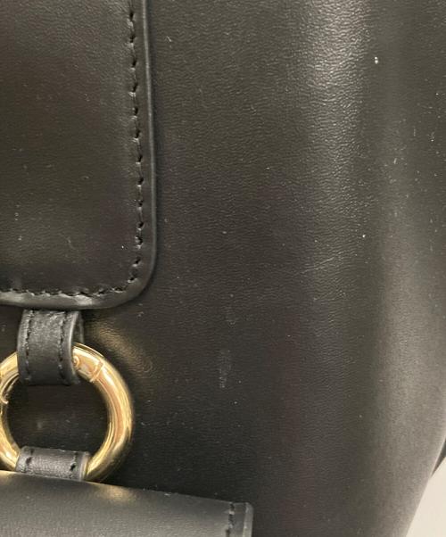 ear PAPILLONNER（イアパピヨネ）ear PAPILLONNER (イアパピヨネ) BROOKLYN CHARM (ブルックリンチャーム) 馬2WAYトートバッグ ブラックの古着・服飾アイテム