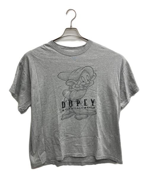 DISNEY（ディズニー）DISNEY (ディズニー) プリントTシャツ グレー サイズ:XLの古着・服飾アイテム