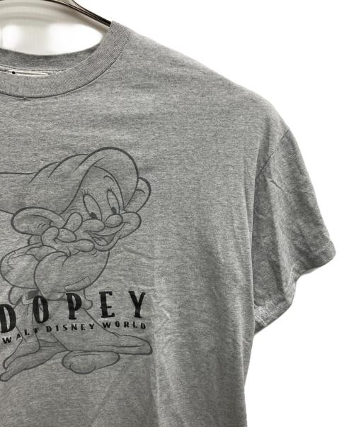 DISNEY（ディズニー）DISNEY (ディズニー) プリントTシャツ グレー サイズ:XLの古着・服飾アイテム