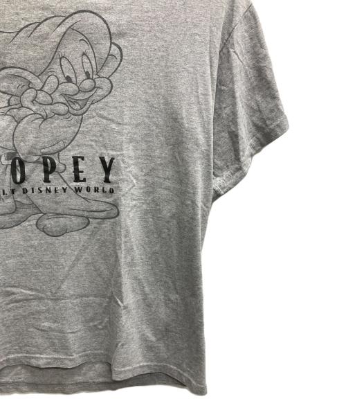 DISNEY（ディズニー）DISNEY (ディズニー) プリントTシャツ グレー サイズ:XLの古着・服飾アイテム
