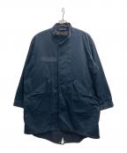 B.C STOCKビーシーストック）の古着「オーバーサイズモッズコート with ファーライナー」｜インディゴ