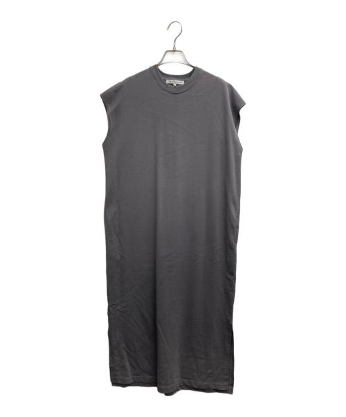 23区（ニジュウサンク）23区 (ニジュウサンク) カットソーワンピース グレー サイズ:38の古着・服飾アイテム