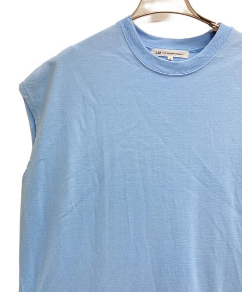 23区（ニジュウサンク）23区 (ニジュウサンク) カットソーワンピース ブルー サイズ:38の古着・服飾アイテム