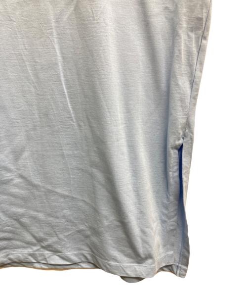 23区（ニジュウサンク）23区 (ニジュウサンク) カットソーワンピース ブルー サイズ:38の古着・服飾アイテム