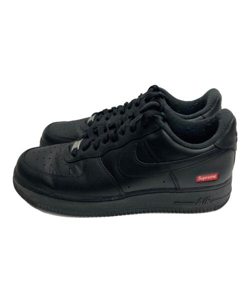 NIKE（ナイキ）NIKE (ナイキ) SUPREME (シュプリーム) AIR FORCE1 LOW(エアフォース1ロー) ブラック サイズ:27.5cmの古着・服飾アイテム