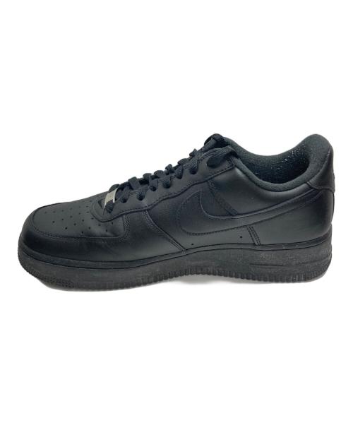 NIKE（ナイキ）NIKE (ナイキ) SUPREME (シュプリーム) AIR FORCE1 LOW(エアフォース1ロー) ブラック サイズ:27.5cmの古着・服飾アイテム
