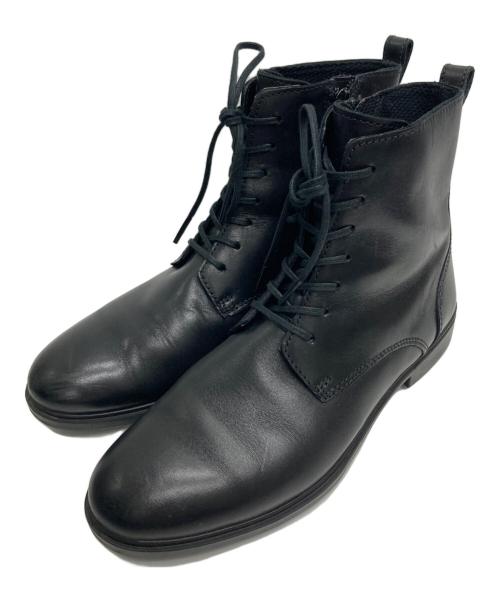 ECCO（エコー）ECCO (エコー) サイドジップブーツ ブラック サイズ:38の古着・服飾アイテム