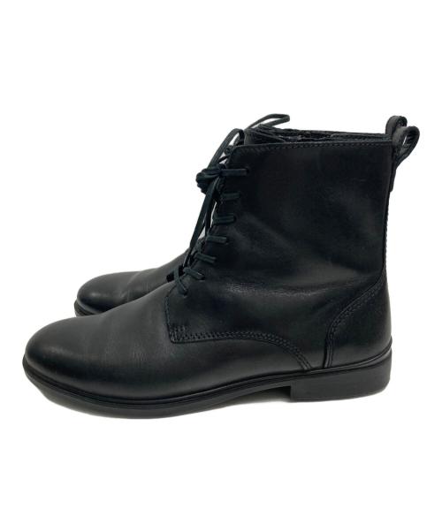 ECCO（エコー）ECCO (エコー) サイドジップブーツ ブラック サイズ:38の古着・服飾アイテム
