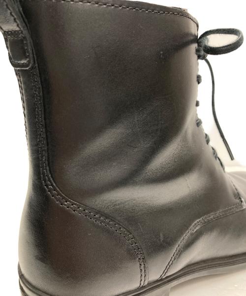 ECCO（エコー）ECCO (エコー) サイドジップブーツ ブラック サイズ:38の古着・服飾アイテム