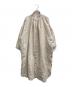 nest Robe（ネストローブ）の古着「リネンロングチュニックシャツ ワイドワンピース」｜ベージュ