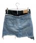 OUT OF FRAME (アウトオブフレーム) デニムドッキングミニスカート ブルー サイズ:38：4500円