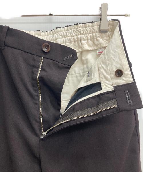 STEVEN ALAN（スティーブンアラン）STEVEN ALAN (スティーブンアラン) T/W TRO SUPER BAGGY TAPERED HALF EASY PANTS-JUST ブラウン サイズ:Mの古着・服飾アイテム