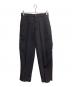STEVEN ALAN（スティーブンアラン）の古着「T/W TRO SUPER BAGGY TAPERED HALF EASY PANTS-JUST」｜ブラウン