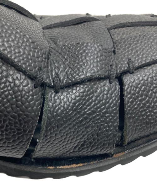 PARABOOT（パラブーツ）PARABOOT (パラブーツ) PACIFIC グレインレザー グルカサンダル ブラック サイズ:26の古着・服飾アイテム