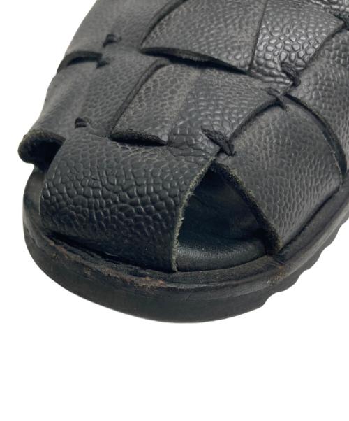 PARABOOT（パラブーツ）PARABOOT (パラブーツ) PACIFIC グレインレザー グルカサンダル ブラック サイズ:26の古着・服飾アイテム