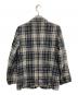 BLACK COMME des GARCONS (ブラックコムデギャルソン) チェックテーラードジャケット グレー サイズ:M：12000円
