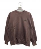 NIKEナイキ）の古着「クルーネックスウェット」｜ブラウン