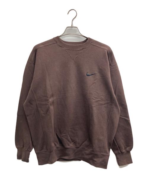 NIKE（ナイキ）NIKE (ナイキ) クルーネックスウェット ブラウン サイズ:Lの古着・服飾アイテム