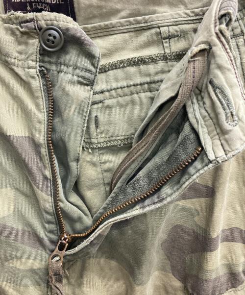 Abercrombie & Fitch（アバクロンビー アンド フィッチ）Abercrombie & Fitch (アバクロンビー アンド フィッチ) ハーフカーゴパンツ カーキ サイズ:30の古着・服飾アイテム