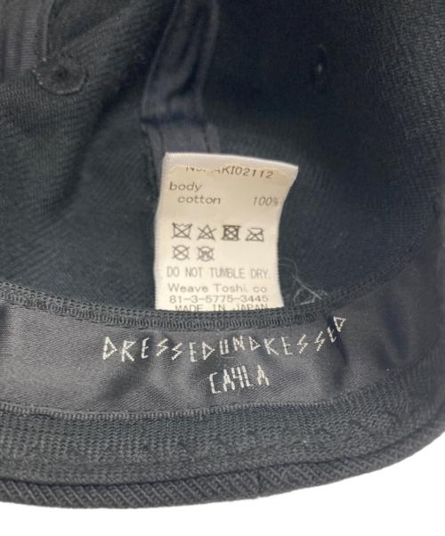 DRESSEDUNDRESSED（ドレスドアンドレスド）DRESSEDUNDRESSED (ドレスドアンドレスド) CA4LA (カシラ) キャップ ブラックの古着・服飾アイテム